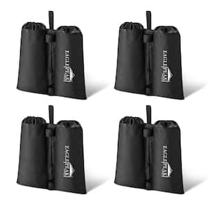 Weight Bag for Pop Up Canopy 4-Piece Per Pack (Black)