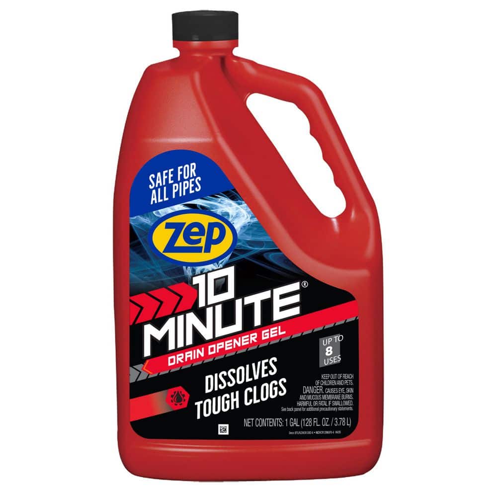ZEP 1 Gallon 10 Minute Clog Remover Drain Opener Gel ZHCR128NG