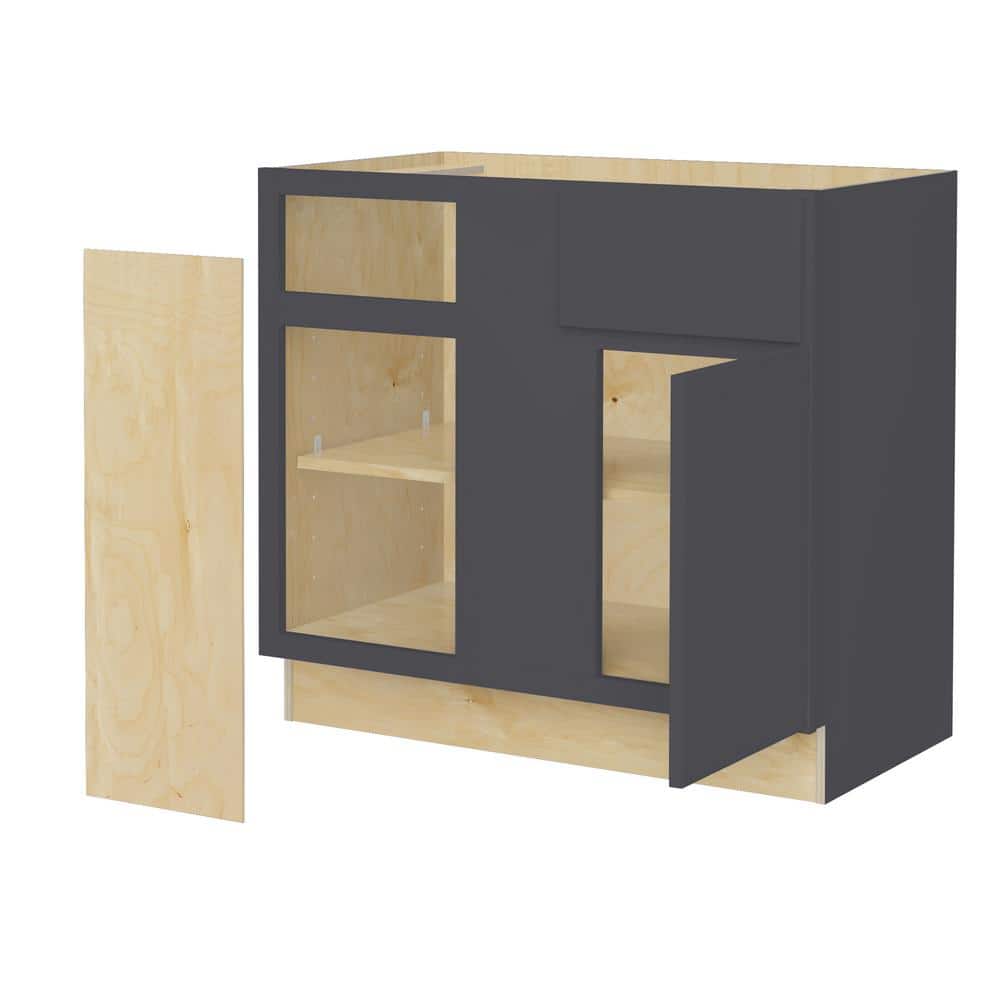 Hargrove 36 in. W x 24 in. D x 34.5 in. H Assembled Plywood Base Blind Corn