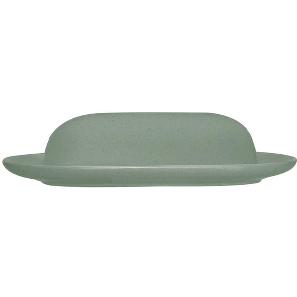 Noritake Colorwave Green 8.5 in. (Green) Stoneware Covered Butter