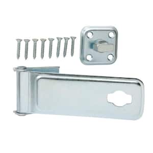 6 in. Zinc-Plated Latch Post Safety Hasp