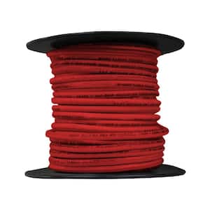 100 ft. 14 Gauge Red Solid Copper THHN Wire