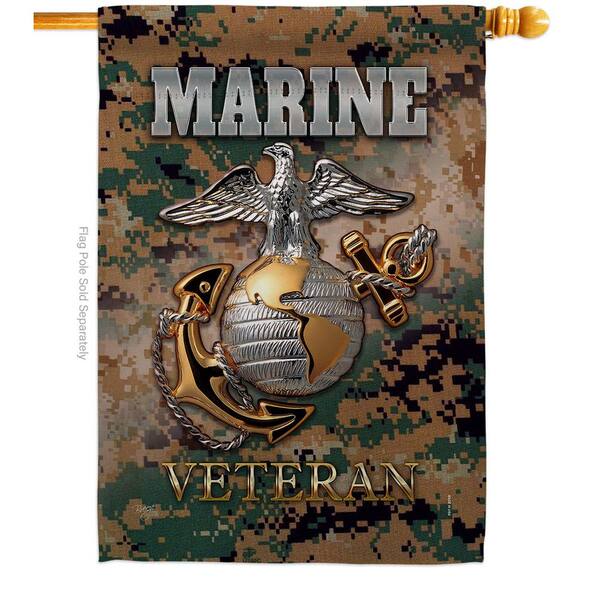 marine veteran flag