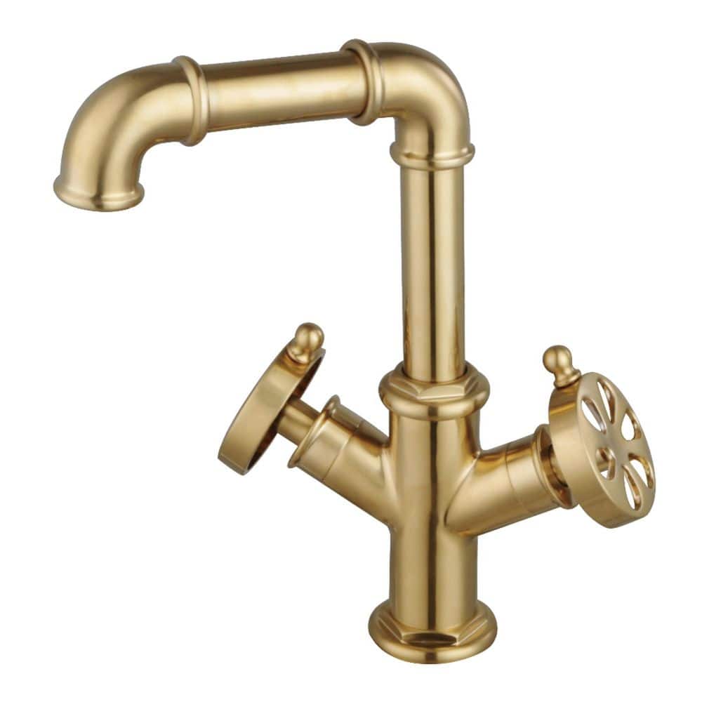 Belknap Single-Hole 2-Handle Bathroom Faucet in Brushed Brass price history on PriceWatchPro