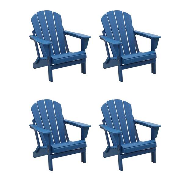 Westin Outdoor Deco Navy Blue Folding, Poly Outdoor Furniture