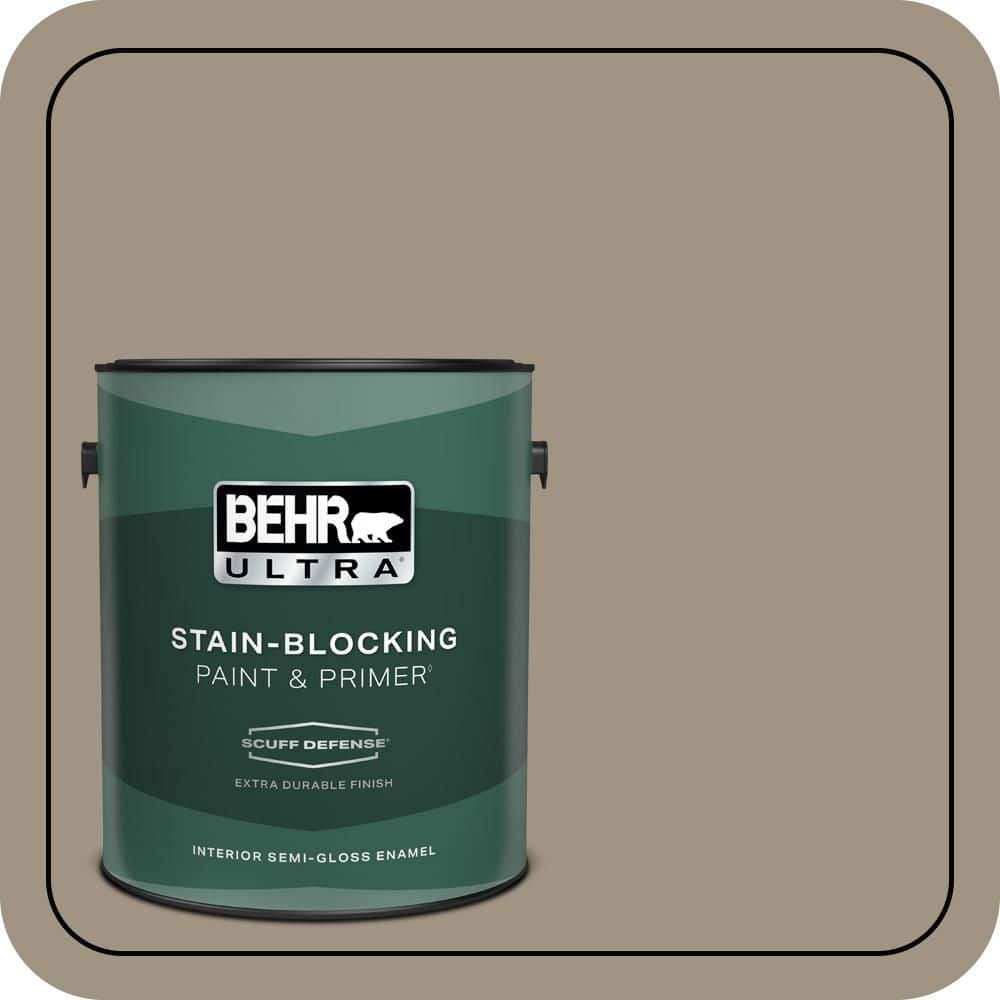 1 gal. #PPU7-23 Rolling Pebble Extra Durable Semi-Gloss Enamel Interior Paint & Primer price history on PriceWatchPro