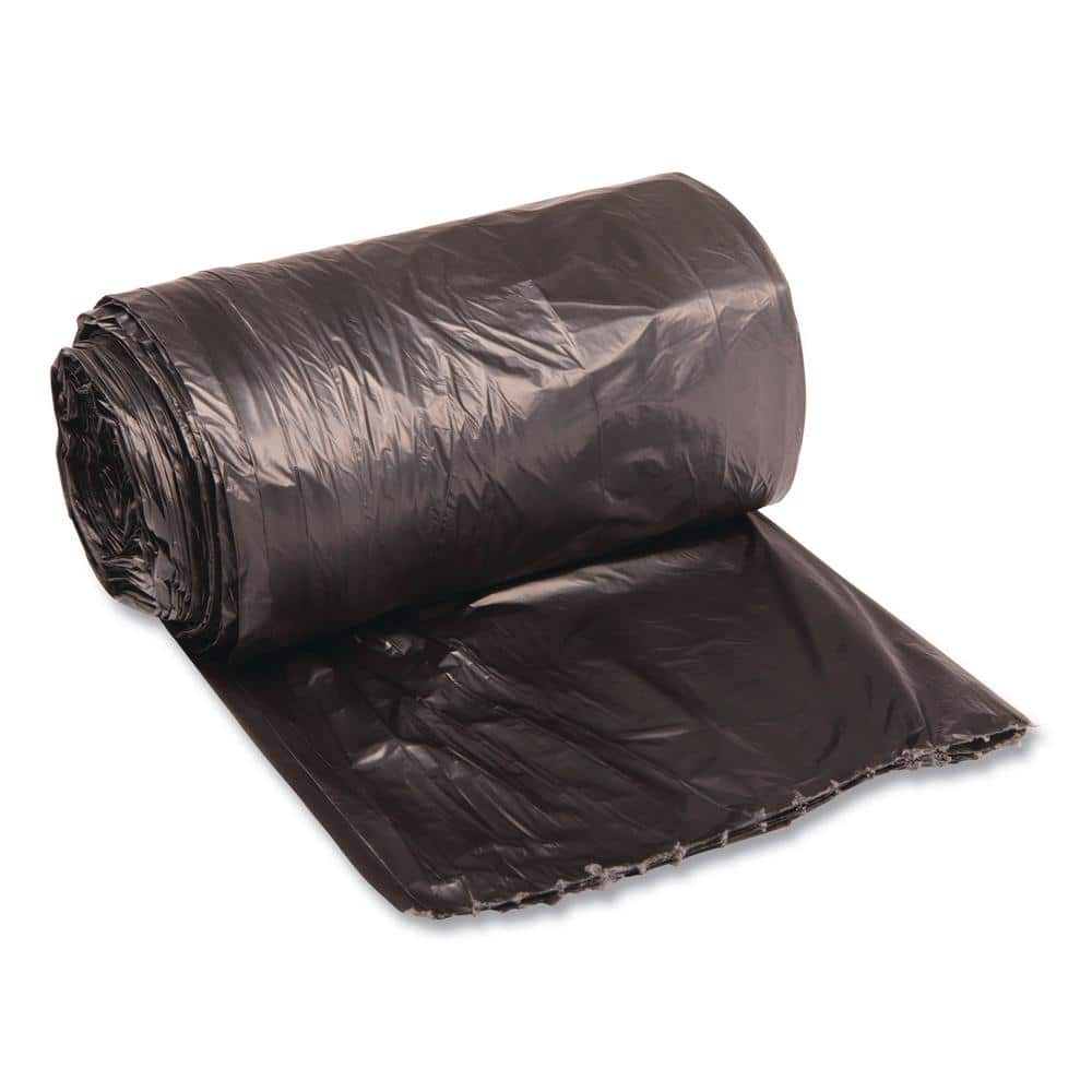 Boardwalk 24 in. x 32 in. 16 Gal. 0.35 mil Black Low-Density Trash Can Liners (50-Bags/Roll, 10-Rolls/Carton)