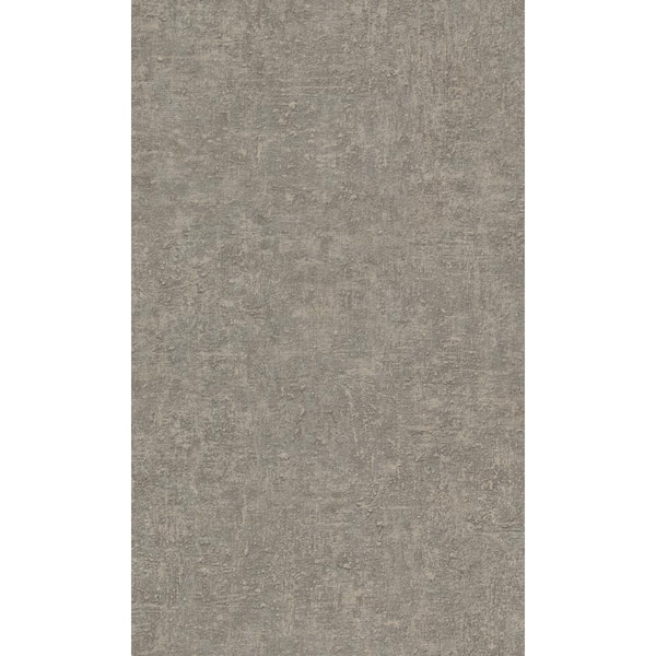 Grey Natural Scratched Rock Plain Printed Non-Woven Non-Pasted Textured Wallpaper 57 sq. ft.