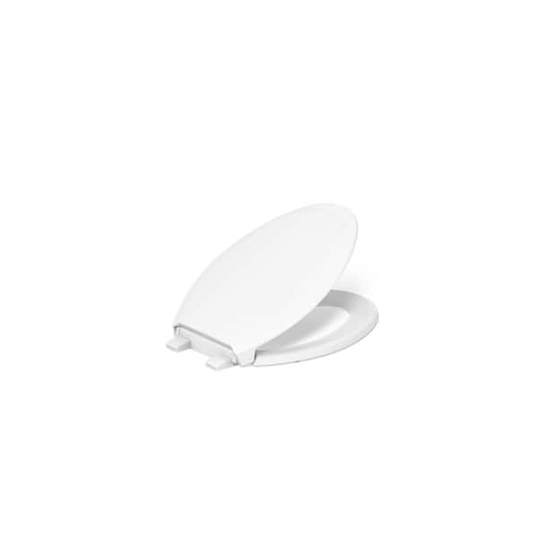 Rutledge Elongated Closed Front Toilet Seat in White