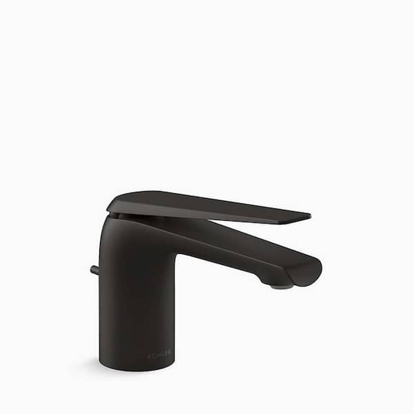 KOHLER Avid Single-Handle Single Hole 1.2 GPM Bathroom Faucet in Matte Black