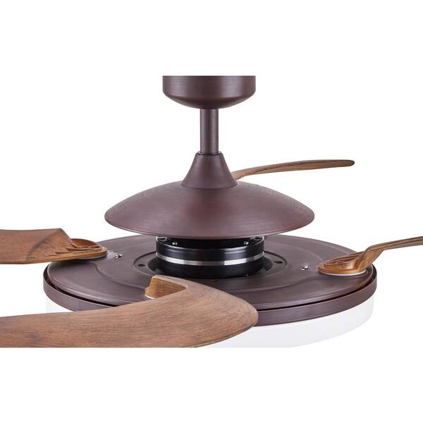 Fanaway Evo2 Oil Rubbed Bronze Retractable 4-blade 48 in