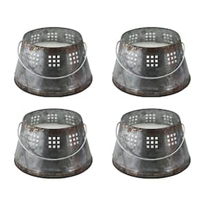24 oz. Triple Wick Citronella Candle Rustic Metal (4-Pack)
