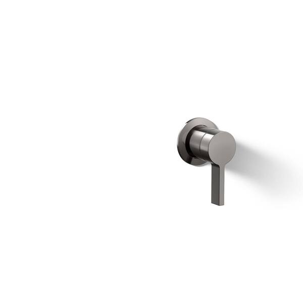 KOHLER Components Wall-Mount Bathroom Sink Faucet Handle in Vibrant Titanium