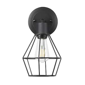 Bryson 1-Light Matte Black Wall Sconce