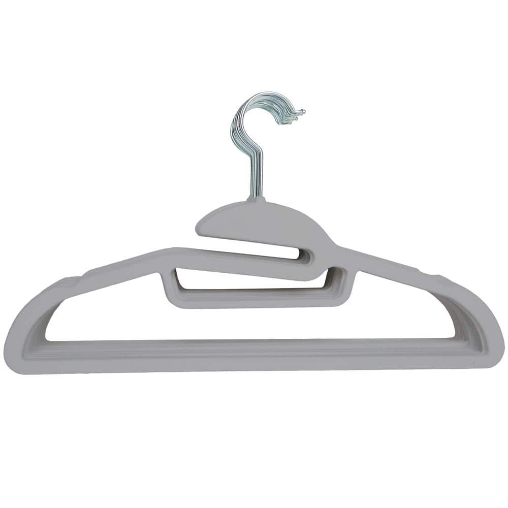 Hanger Central Youth Durable Plastic Clothing Hangers with Metal Swivel Hooks, 12 inch, 25 Pack, Size: 12 inch