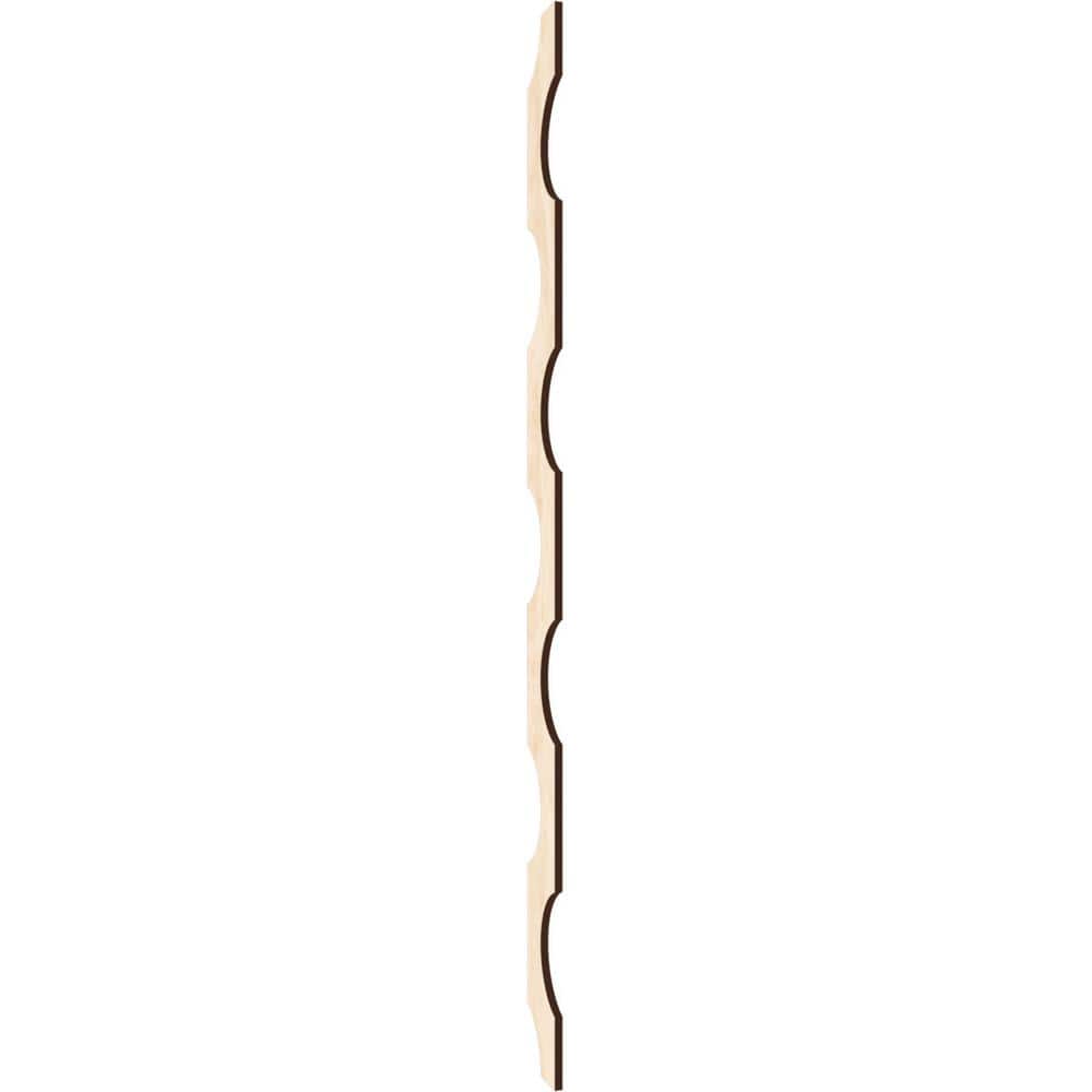 Pomeroy 47" Birch Wood Decorative Slat Wall Panel Kit