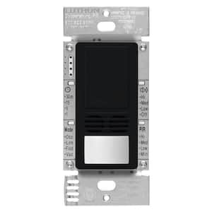 Maestro Dual-Tech Motion Sensor Switch, 6-Amp/Single-Pole, Black (MS-A102-BL)