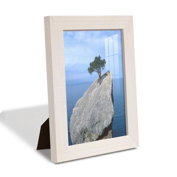 Wexford Home Grooved 4 in. x 6 in. Black Picture Frame