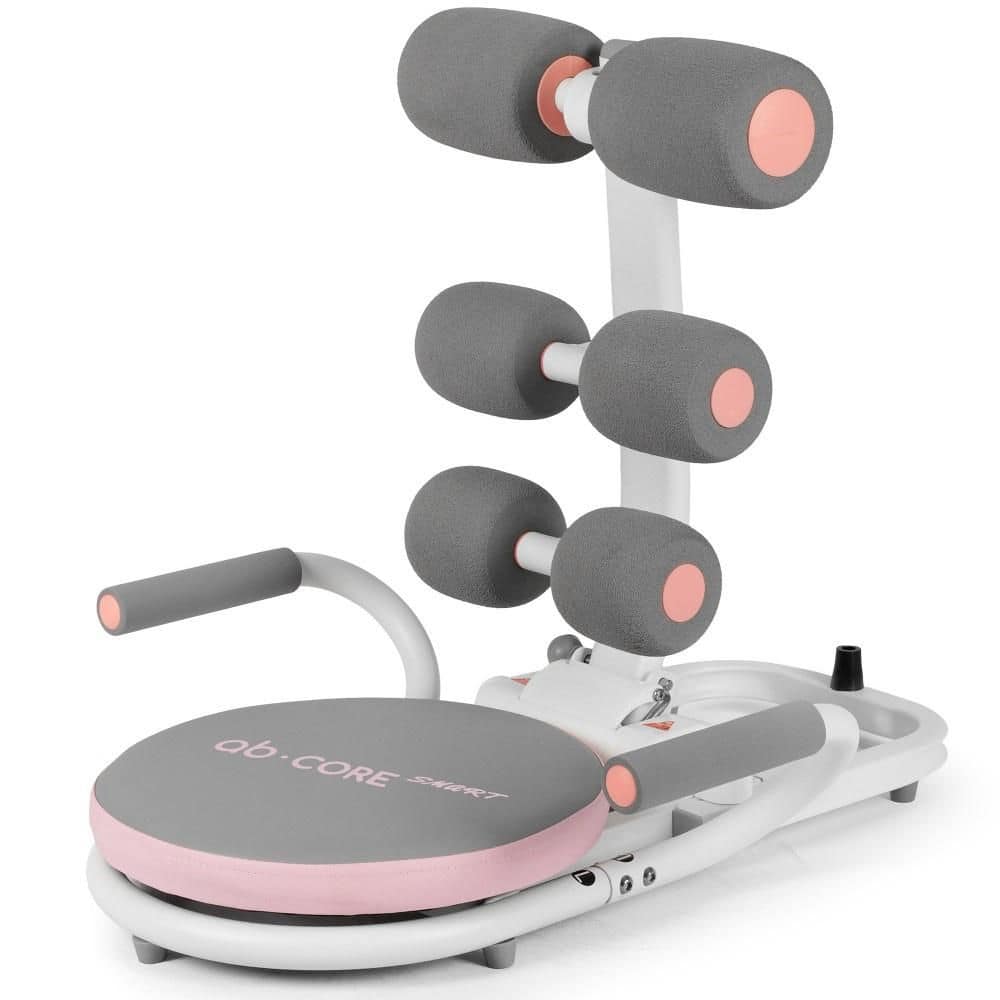 Foldable Core Trainer, Adjustable Sit‑Up Exercise Machine, Easy‑Storage Home Gym Abs Workout Equipment (1‑Pack)