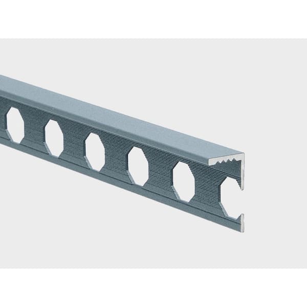 EMAC Novosuelo Space Touch 5/16 in. x 98-1/2 in. L Aluminum Tile Edge Trim