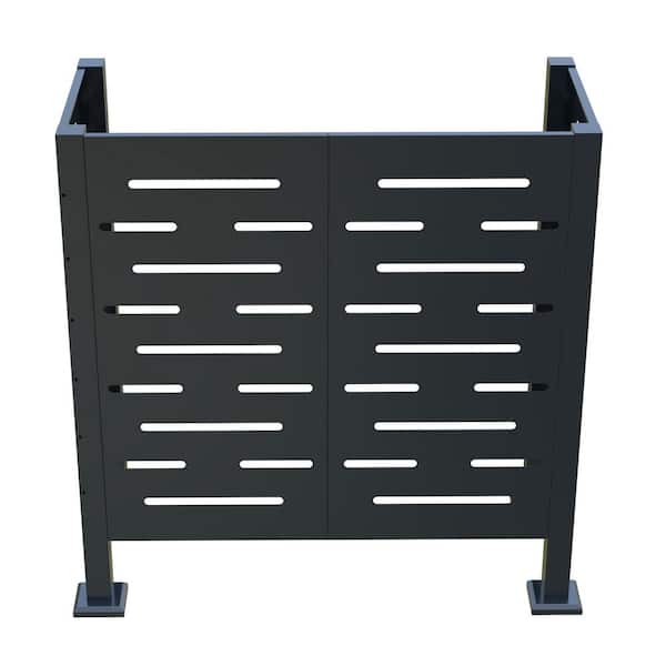 Tatayosi 4 ft. x 1.83 ft. Air Conditioner Fence for Outdoor Units ...