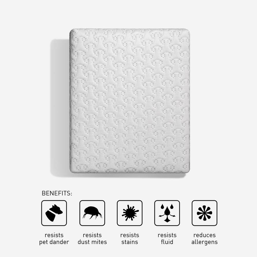 Full Size White Cooling Waterproof Mattress Protector