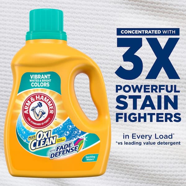 Sparkling Waters Plus Fade Defense Liquid Laundry Detergent 77-Loads, 100.5.fl.oz., 4-Pack
