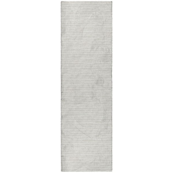 Dream Shag Premium Machine Washable Abstract ADS138 Linen 2 ft. x 7 ft. Runner Rug