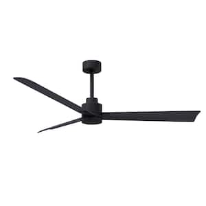 Alessandra 56 in. 6 fan speeds Ceiling Fan in Black with Remote Control Included