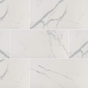 Ader Tegal 24 in. x 48 in. Polished Porcelain Marble Look Floor and Wall Tile (112 sq. ft./Pallet)