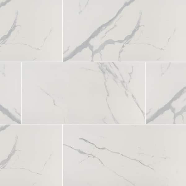 MSI Ader Tegal 24 in. x 48 in. Polished Porcelain Marble Look Floor and Wall Tile (112 sq. ft./Pallet)