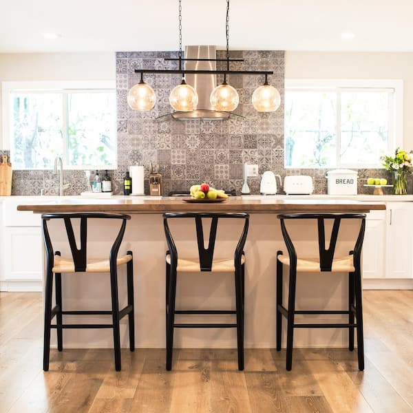 Weave Counter Stool in Black
