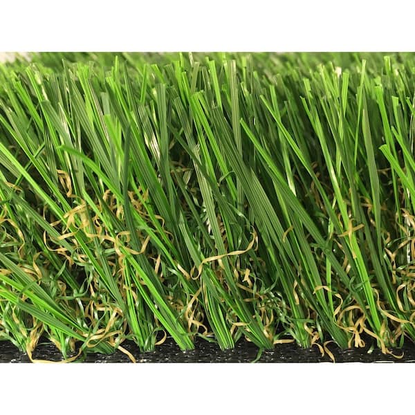 GREENLINE ARTIFICIAL GRASS Supreme 2.5-90 Spring 15 ft. Wide x Cut to Length Green Artificial Grass Carpet