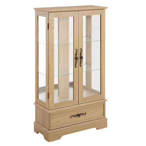 COWLOWN 25.98 in. W x 11.81 in. D x 47.44 in. H Bathroom Brown Linen Cabinet
