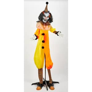 69 in. Standing Animated Clown