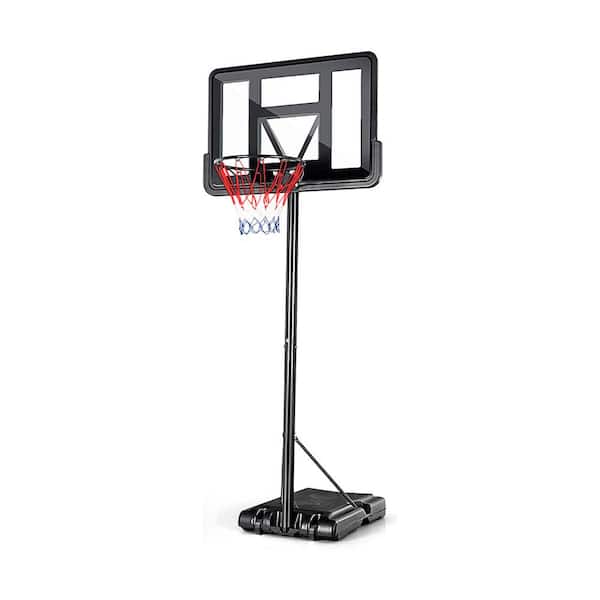 Miscool Any 4.25 ft. - 10 ft. Height Adjustable Portable Basketball Hoop Outdoor