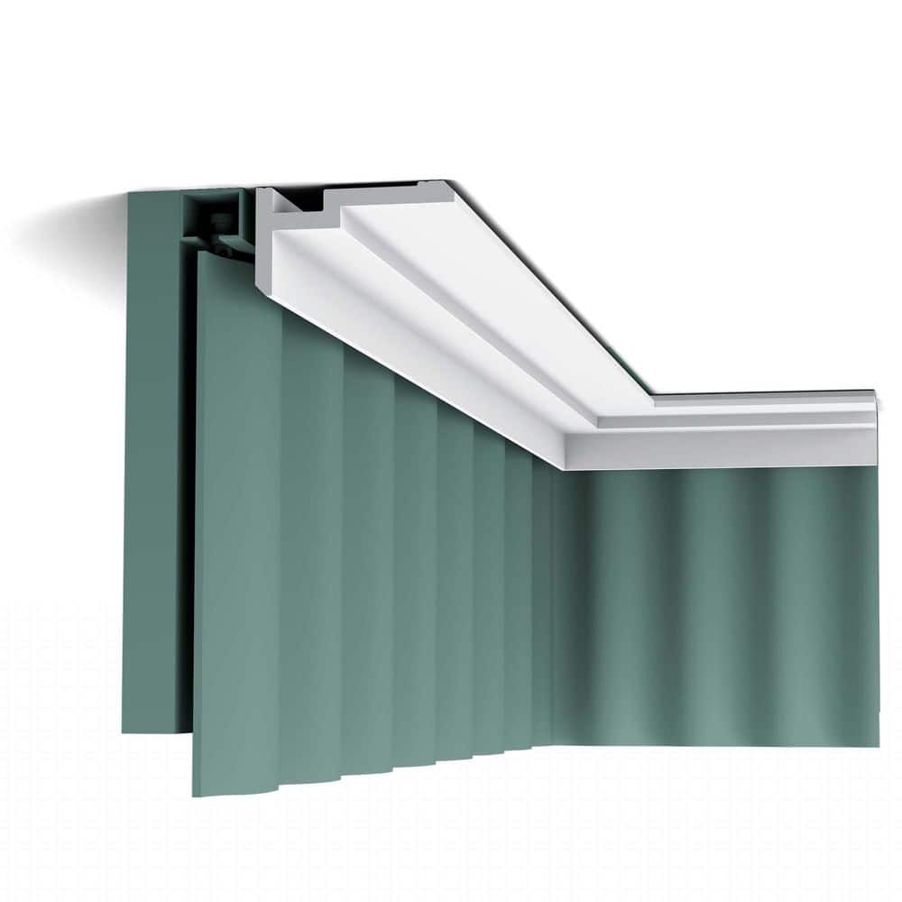 Primed White Polystyrene Crown Moulding Set of 12