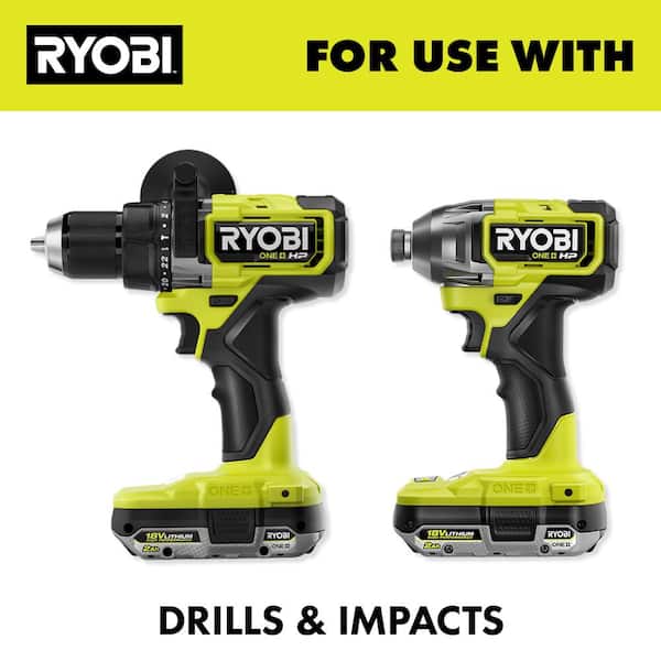 RYOBI - 1 in. Diamond Grit Impact Drive Bits (22-Piece)