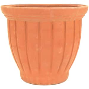19 in. x 17 in. x 19 in. TerraCotta Clay Tall Tulip Vase