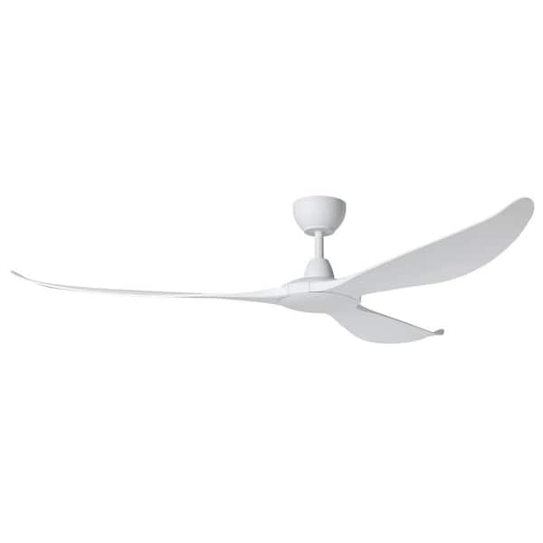 Mission Bay 72 in. Outdoor White Ceiling Fan