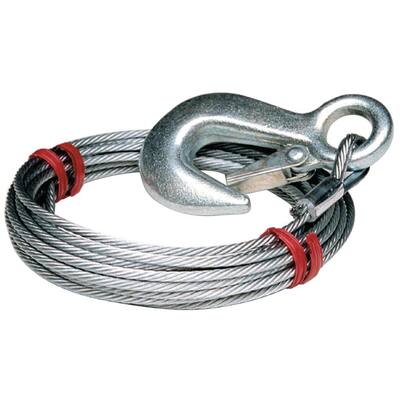 20 ft. Winch Cable with Galvanized Latch Hook