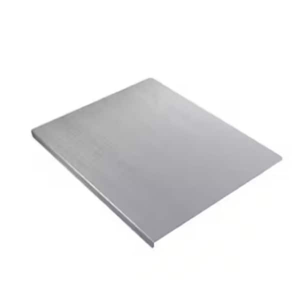 23.6 in. x 15.7 in. Rectangular Stainless Steel Cutting Board for Kitchen, Large 304 Chopping Boards, Titanium