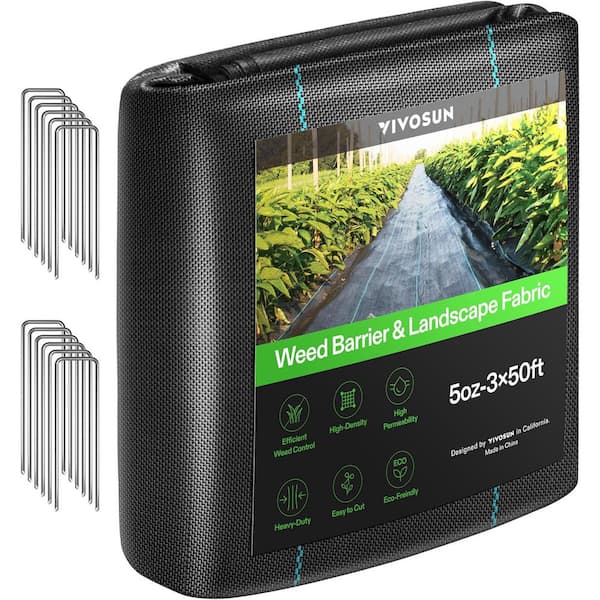 GardenersDream 3M X 50M Tissu Contrôle Mauvaises Herbes GROUNDMASTER™ - Membrane Sol