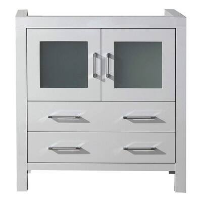 Virtu Usa Dior 28 In W Bath Vanity Cabinet Only White Ks 70028 Cab Wh The Home Depot Virtu Usa Dior 28 In W Bath Vanity, 28 Inch Bathroom Vanities Without Tops