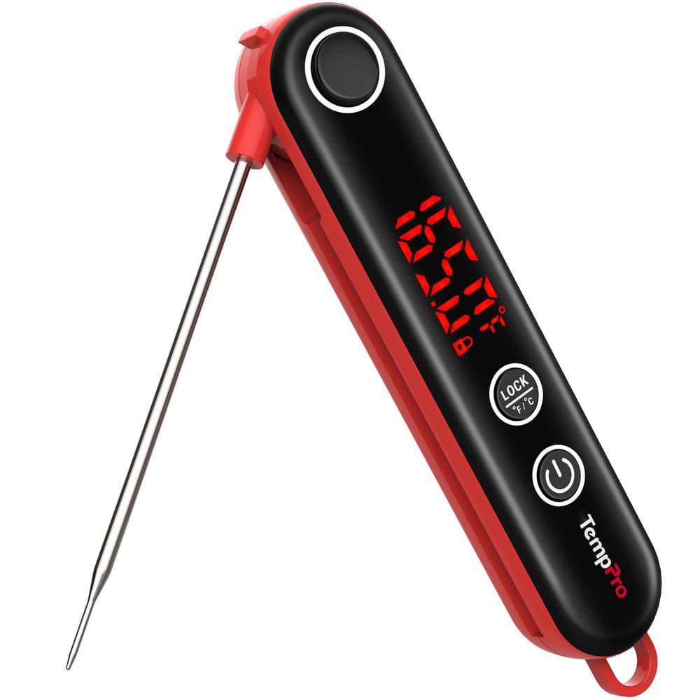 TempPro Digital Instant Read Meat Thermometer Super Fast Thermocouple for Kitchen Cooking