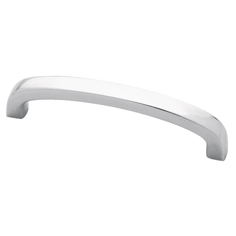 Square Bow 3-3/4 in. (96 mm) Polished Chrome Cabinet Drawer Pull