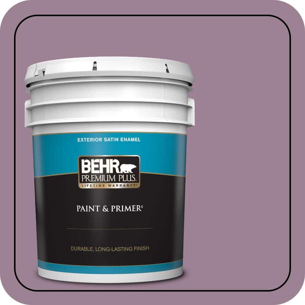 5 gal. #S110-5 Garden Plum Satin Enamel Exterior Paint & Primer price history on PriceWatchPro