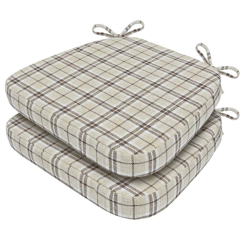 AAAAAcessories 16 in. x 17 in. Trapezoid Indoor Seat Cushion Dining