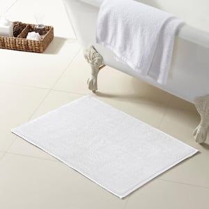 White Turkish Cotton Reversible Bath Rug