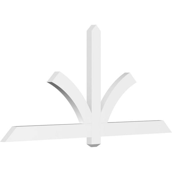 Ekena Millwork Redmond 72 in. W x 33 in. H x 2 in. D Signature Polyurethane Bracket